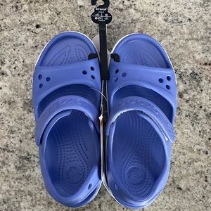 🐊Crocs Kids Crocband II Sandal, Size 11💜💙